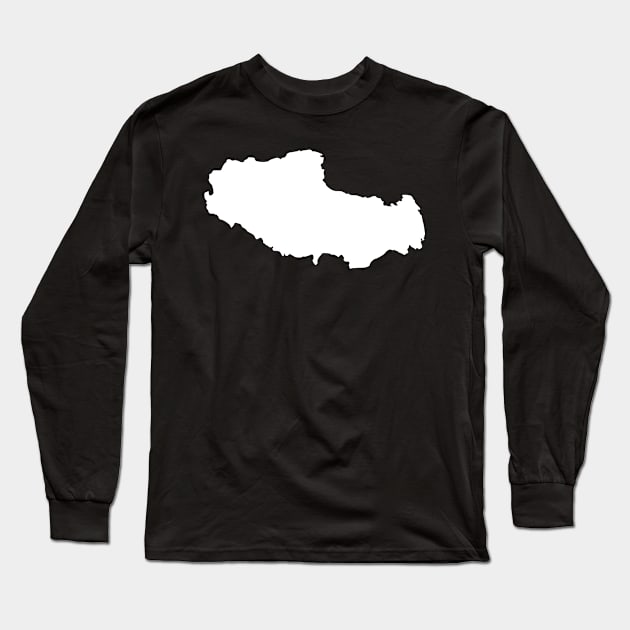 Tibet map Long Sleeve T-Shirt by Designzz